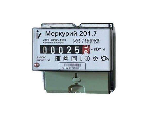 счетчик электроэнергии "меркурий 201.7" (меркурий) от BTSprom.by