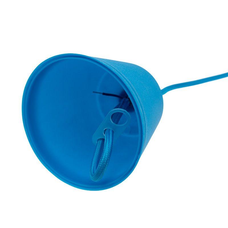  Патрон E27 силиконовый со шнуром 1м син. Rexant 11-8885 фото в каталоге от BTSprom.by