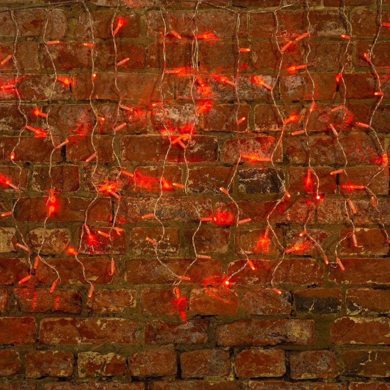  Гирлянда светодиодная "Светодиодный Дождь" 2х0.8м 160LED красн. 10Вт 230В IP65 провод прозр. Neon-Night 235-102 фото в каталоге от BTSprom.by