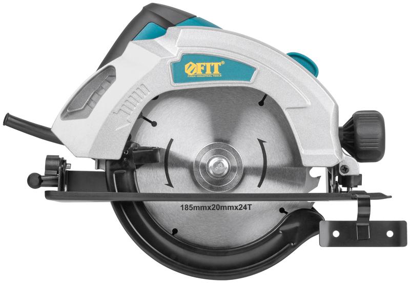  Пила дисковая 1300Вт 4500об/мин 185/20мм железная опора FIT 80404 фото в каталоге от BTSprom.by