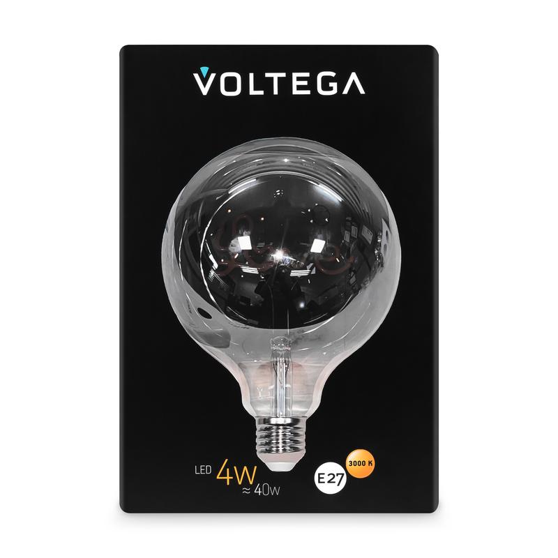 Лампа светодиодная филаментная Loft 271 G125 4Вт 3000К E27 Voltega 8523 фото в каталоге от BTSprom.by