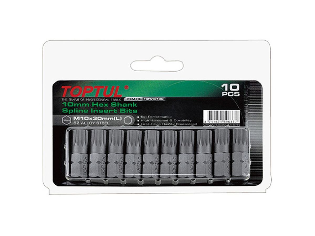 насадка spline m10 30mm 10шт блистер toptul fsfa1210g от BTSprom.by
