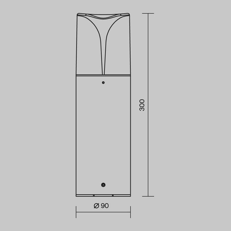  Светильник Piccadilly 1х23Вт E27 IP44 ландшафтный Maytoni O017FL-01B фото в каталоге от BTSprom.by