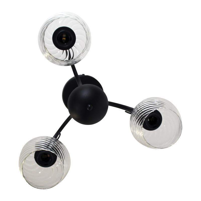  Светильник "Берта" 131 (плафон 8270) НСБ 01-3х60-158 Е27 ИУ черн. муар Элетех 1005404646 фото в каталоге от BTSprom.by