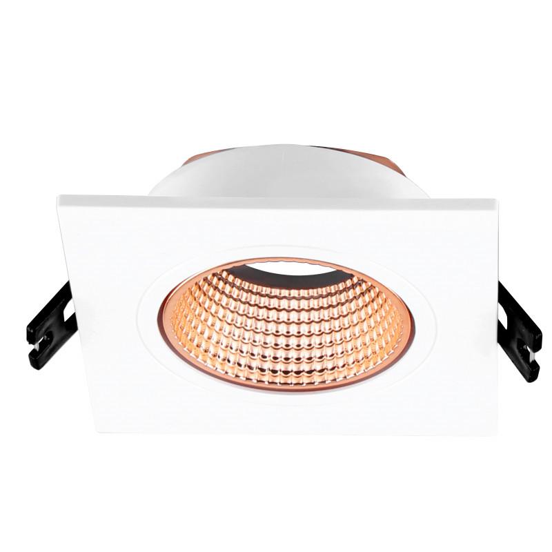  Светильник 10Вт GU5.3 IP20 LED встраив. пластик бел./бронз. DENKIRS 631272 фото в каталоге от BTSprom.by