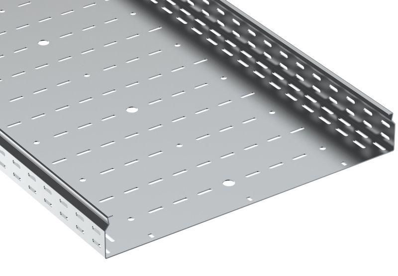 Лоток листовой перфорир. 80х600 L2500 сталь 1.5мм ESCA 7 IEK CLP10-080-600-150-D25 от BTSprom.by