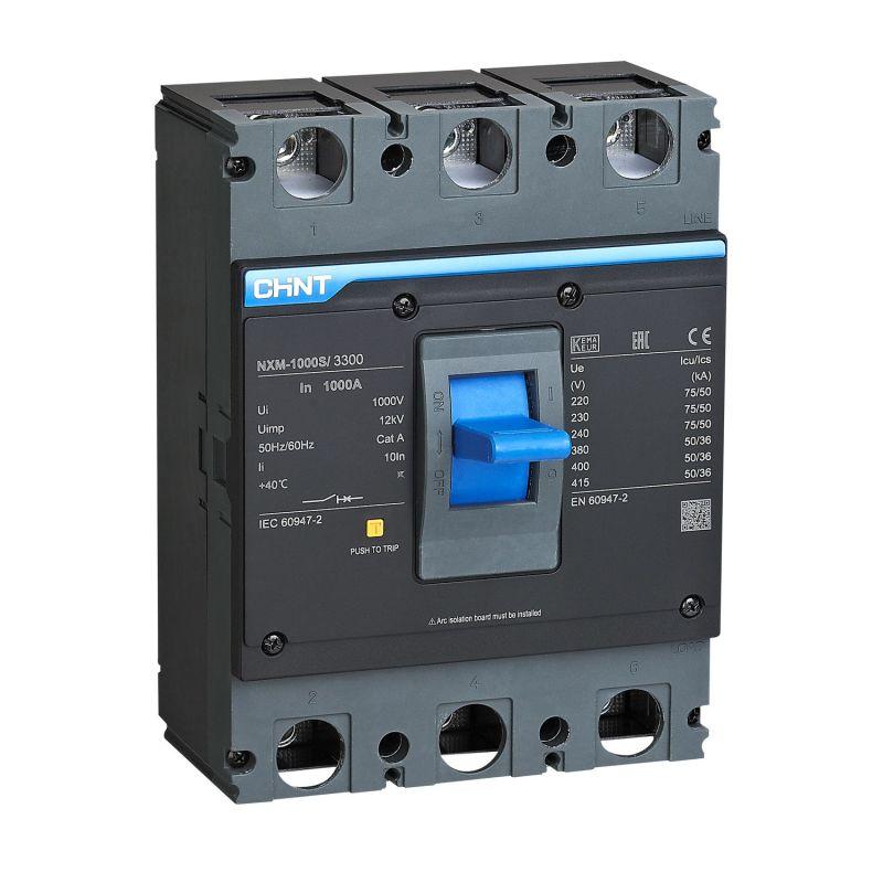 выключатель автоматический 3п 1000а 50ка nxm-1000s (r) chint 131377 от BTSprom.by