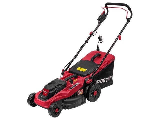 газонокосилка электрическая wortex lm 3816 1600 вт, шир.38 см (выс. 30-75 мм, травосборник 42 л) 0334250 от BTSprom.by