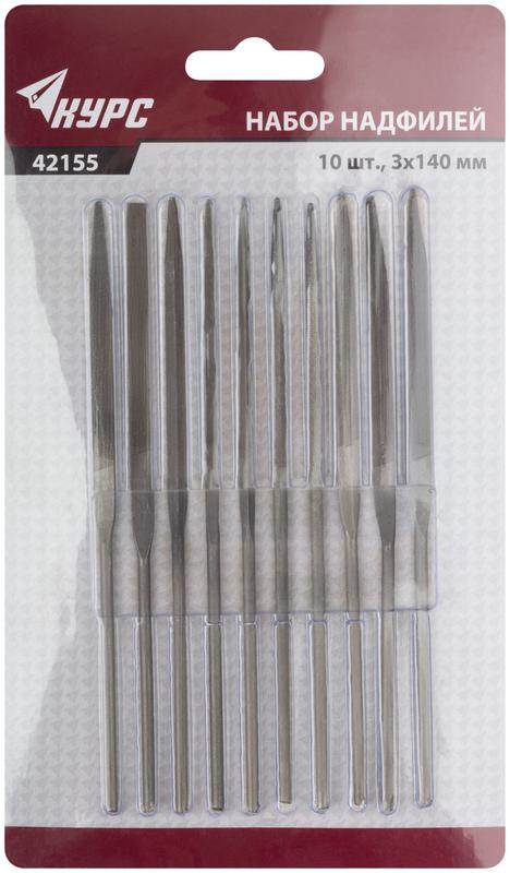  Надфиль 3х140/60мм (уп.10шт) КУРС 42155 фото в каталоге от BTSprom.by