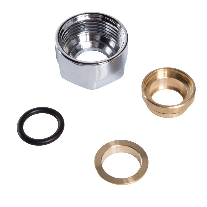  Набор подключения арматуры Design к монтажной трубке 15мм-1/2дюйм ВР хром Royal Thermo НС-1500688 фото в каталоге от BTSprom.by