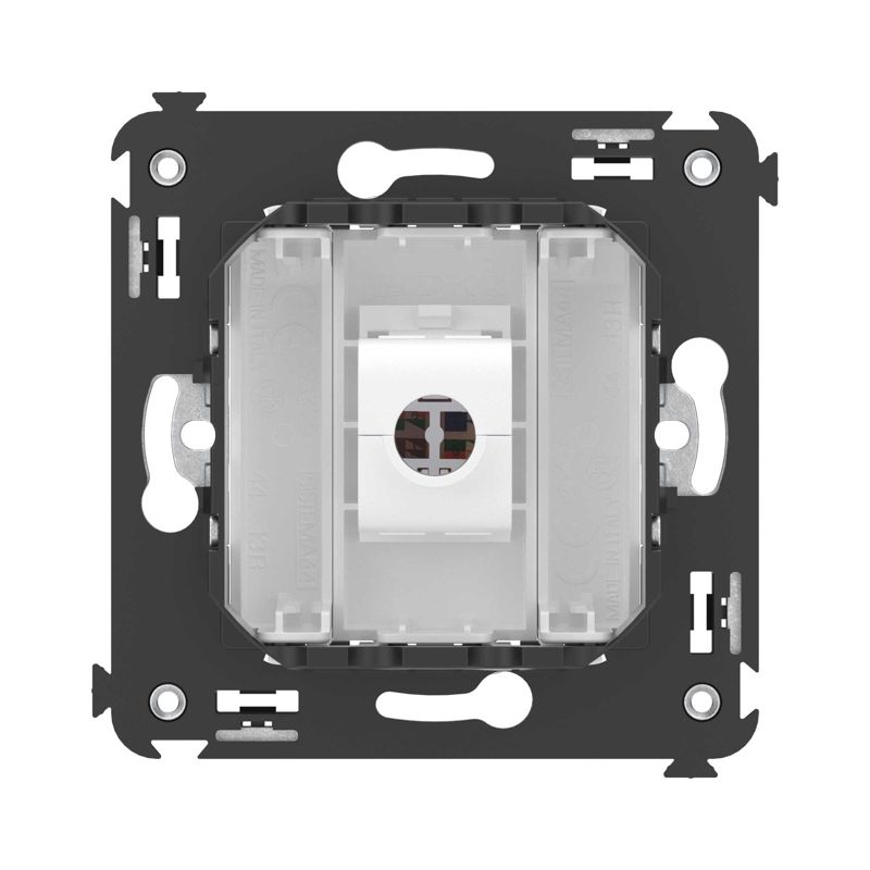  Розетка компьютерная 1-м СП Avanti "Белое облако" RJ45 кат.5E без шторок механизм DKC 4400663 фото в каталоге от BTSprom.by