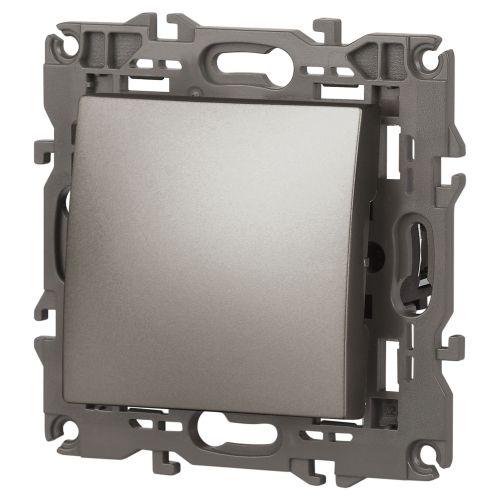  Переключатель Elegance 14-1103-16 250В 10АХ титан Эра Б0065792 фото в каталоге от BTSprom.by