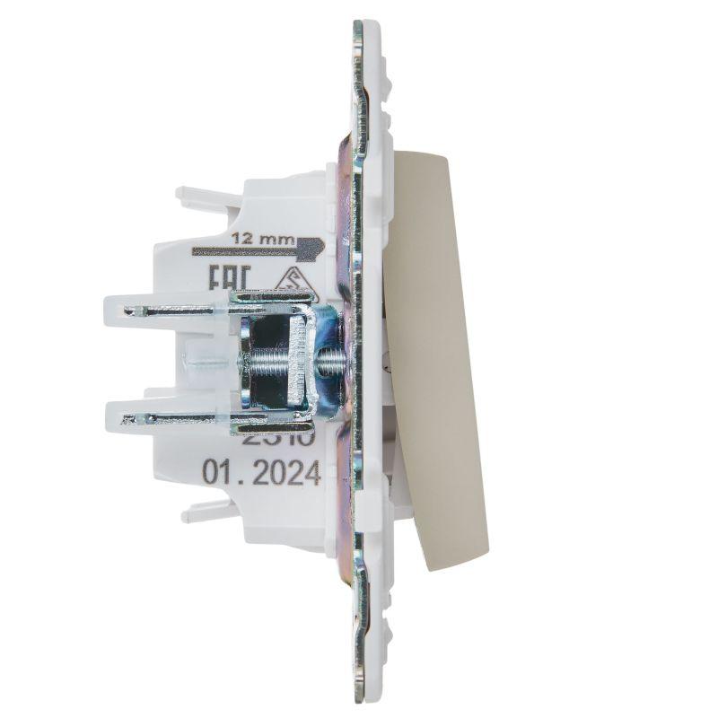  Выключатель перекрестный 1-кл. SKANDY 10А SK-V03B беж. IEK SK-V13-0-10-K10 фото в каталоге от BTSprom.by