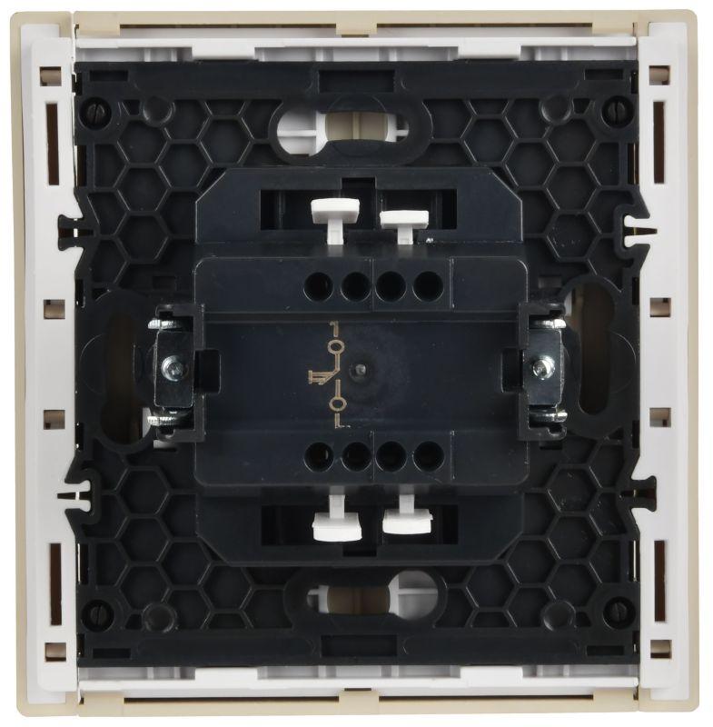  Выключатель 1-кл. FORTE&PIANO 10А FP410 с самовозвратом ваниль IEK FP-V14-0-10-1-K10 фото в каталоге от BTSprom.by