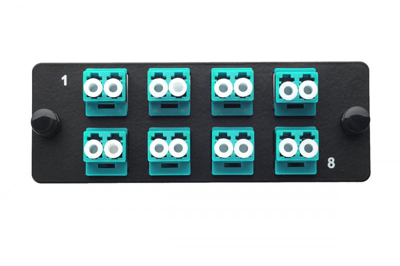 планка q-slot с 8 адаптерами дуплекс lc om3 eurolan 38m-30-2l-01-08bl от BTSprom.by