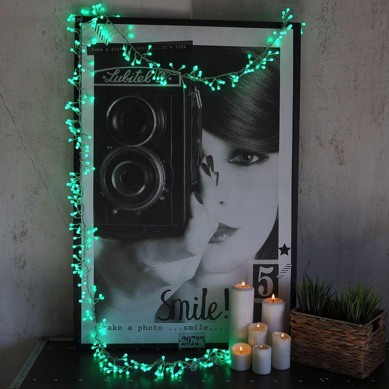  Гирлянда светодиодная "Мишура LED" 3м 288LED зел. 18Вт 220-240В IP20 провод ПВХ прозр. Neon-Night 303-604 фото в каталоге от BTSprom.by