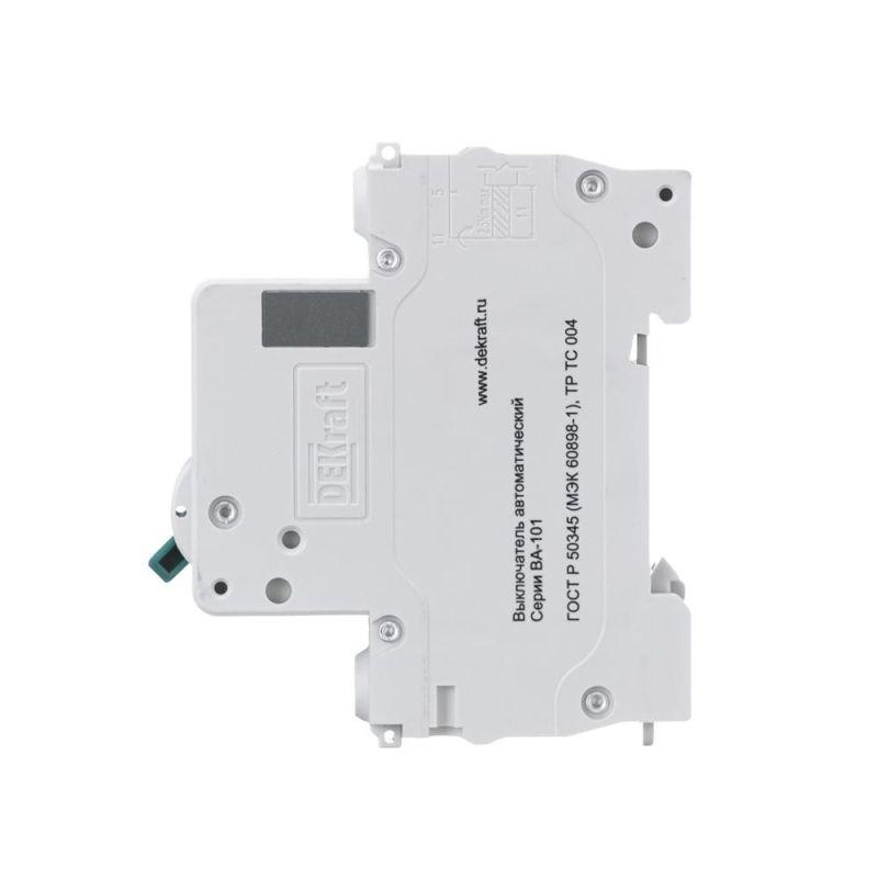  Выключатель автоматический модульный 1п C 40А 4.5кА ВА-101 DEKraft 11058DEK фото в каталоге от BTSprom.by