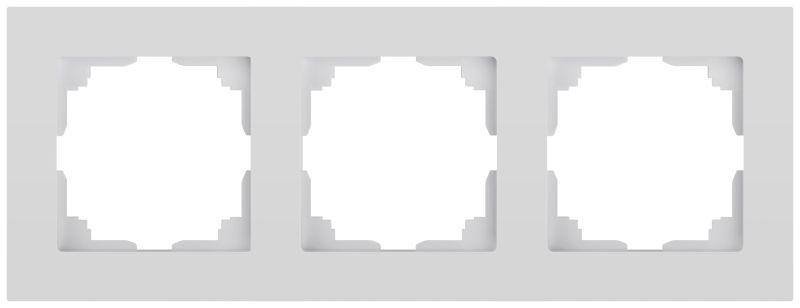 рамка 3-м сп accent 6-503-01 бел. intro б0063737 от BTSprom.by