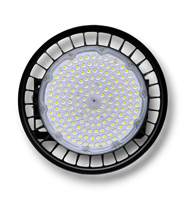 светильник светодиодный дсп 150вт 5000к ip65 24000лм 180-260в 310х310х100мм промышлен. с регулир. драйвером рымболт + лира kraso ufo(s)-150 от BTSprom.by