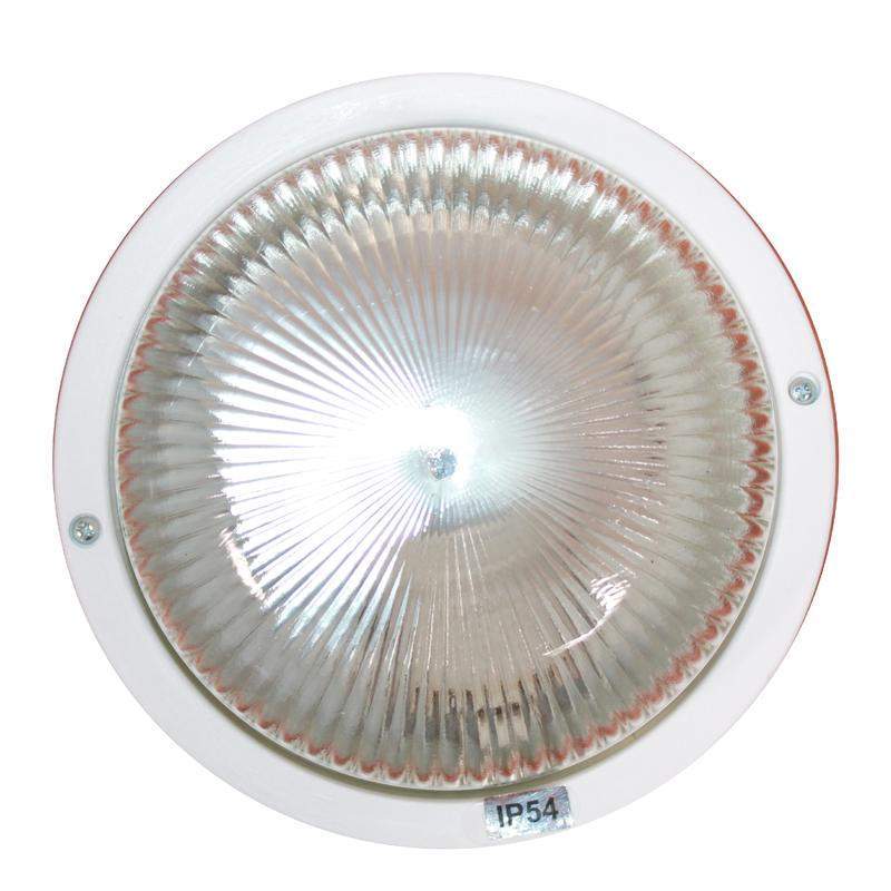  Светильник "Банник" 1301 НПП 03-60-013 IP54 круг малый бел. пласт. Элетех 1005500879 фото в каталоге от BTSprom.by