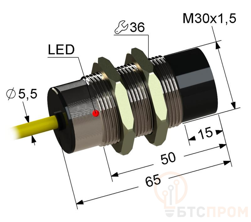 Выключатель бесконтактный PS2-30M65-15N11-K (ВБ2.30М.65.15.1.1.K) МЕГА-К A8010-80088191 фото в каталоге от BTSprom.by  Выключатель бесконтактный PS2-30M65-15N11-K (ВБ2.30М.65.15.1.1.K) МЕГА-К A8010-80088191 фото в каталоге от BTSprom.by