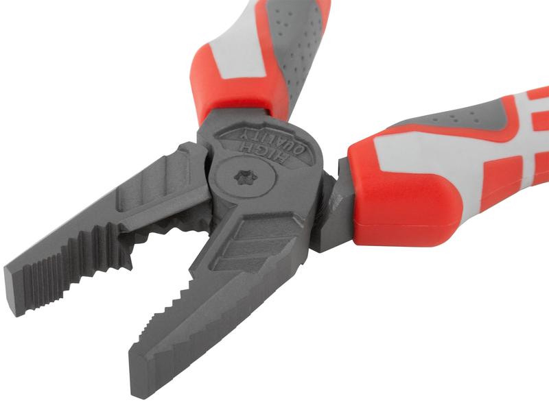  Плоскогубцы комбинированные "Эталон" CrV сталь ребра жесткости на губках тефлоновое покрытие 3К прорезиненные ручки 200мм FIT 50695 фото в каталоге от BTSprom.by