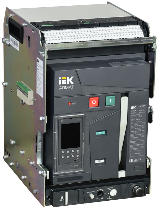 выключатель автоматический воздушный 3п a 1000а 66ка td выдвижн. с комплектом аксессуаров armat iek ar-acb-3va-066-1000a-tdcf от BTSprom.by