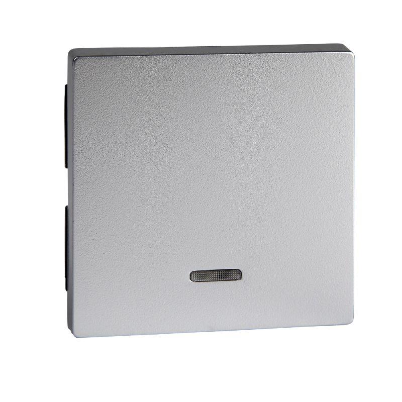  Клавиша Merten с окошком для свет. инд. алюм. SchE MTN431060 фото в каталоге от BTSprom.by