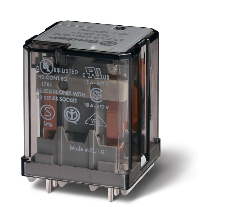 реле силовое электромеханич. монтаж на печатную плату 3co 16а agcdo 230в ac rti finder 622382300000 от BTSprom.by