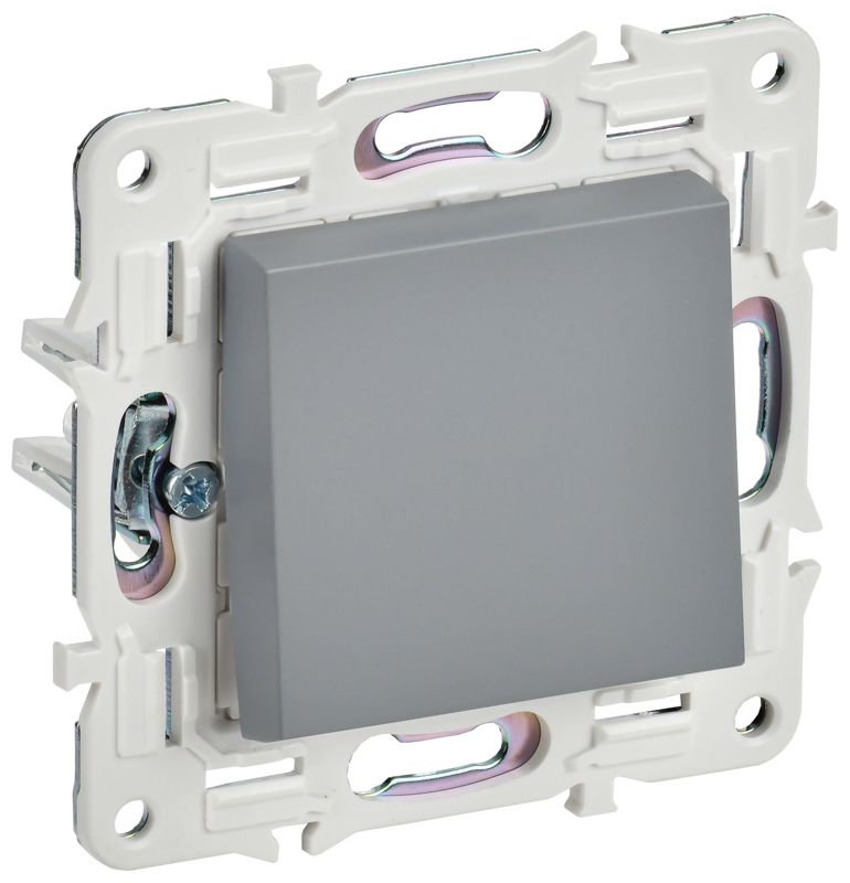 выключатель 1-кл. skandy 10а sk-v01gr сер. iek sk-v10-0-10-k03 от BTSprom.by