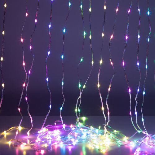  Гирлянда светодиодная ERASG -02 умная "Занавес" RGB 2х2м управление через мобильное приложение Эра Б0060433 фото в каталоге от BTSprom.by