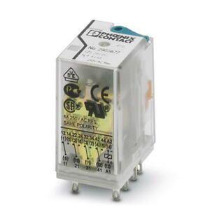 реле одиночное rel-ir4/l-230ac/4x21 phoenix contact 2903688 от BTSprom.by