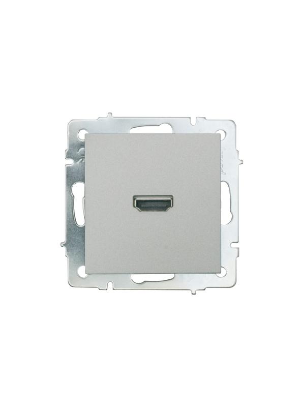 розетка hdmi 1-м сп vesna ip20 механизм платина lezard 742-3588-203 от BTSprom.by