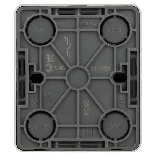  Выключатель 1-кл. ОП Эксперт 11-1201-03 IP20 10АХ-250В алюм. Эра Б0063014 фото в каталоге от BTSprom.by