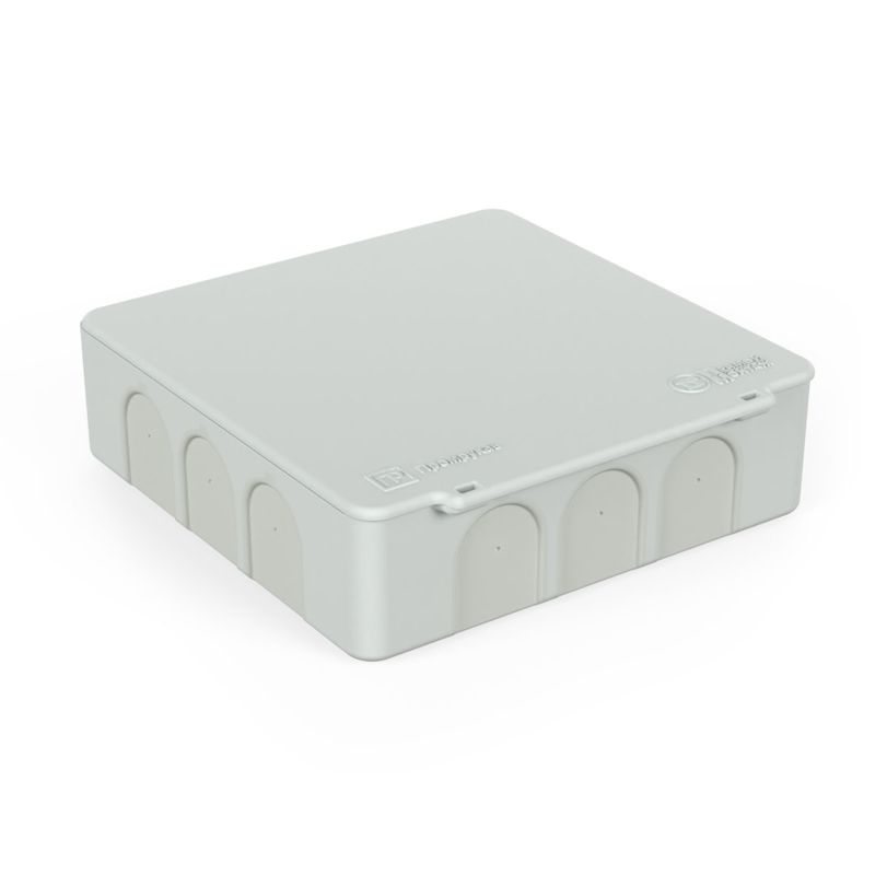 коробка распределительная оп 100х100х30 (hf) для прям. монтажа двухкомп. безгалоген. (уп.48шт) промрукав 60-0302 от BTSprom.by