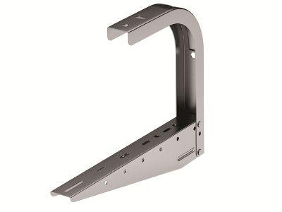 Скоба CS на лоток осн.300 гор. оцинк. DKC BBA2030HDZ от BTSprom.by