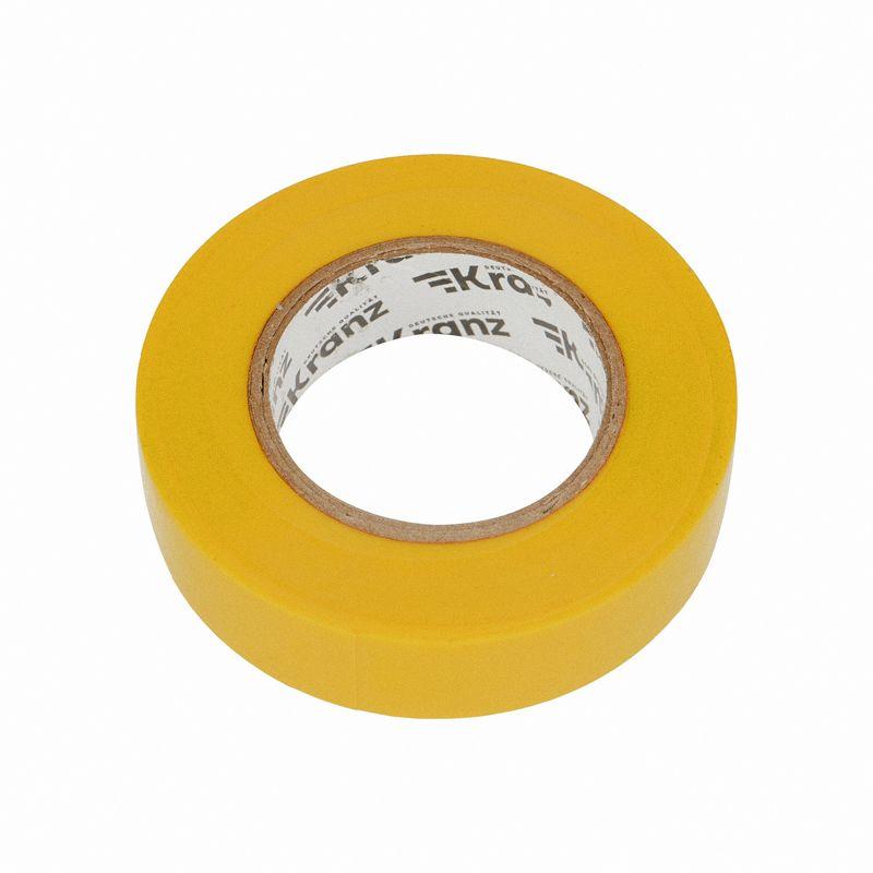  Изолента ПВХ 0.13х19мм 25м желт. Kranz KR-09-2202 фото в каталоге от BTSprom.by