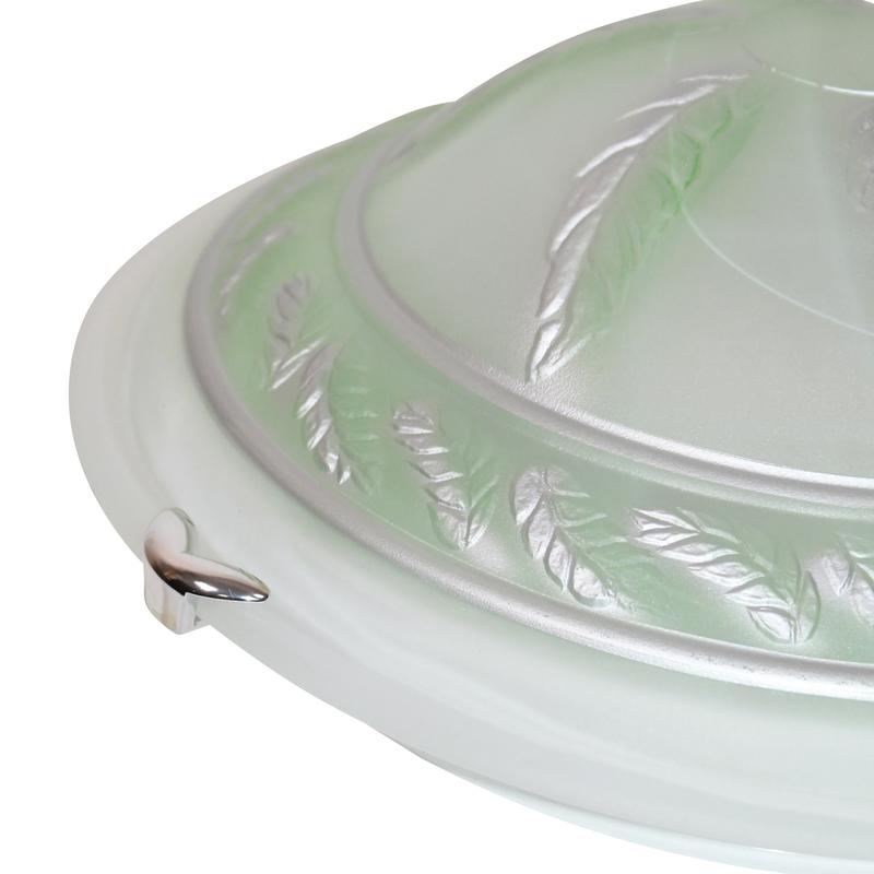  Светильник НПБ 01-2х60-139 "Спиге" d300 М16 зел./клипса хром (инд. упак.) Элетех 1005202675 фото в каталоге от BTSprom.by