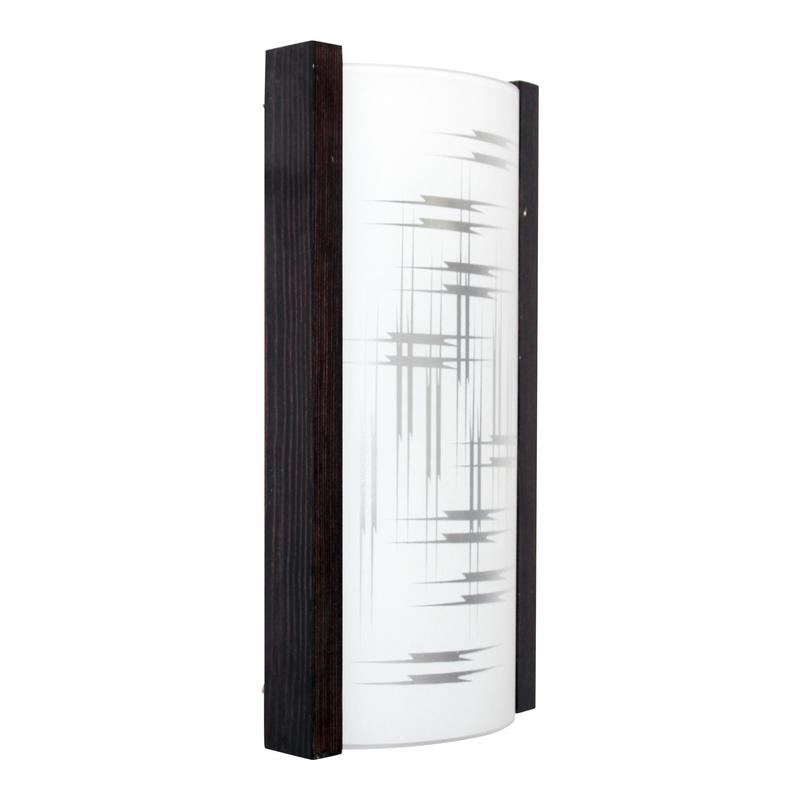  Светильник НББ 01-2х60-504 "Карелия" 370х180х66 "Элегант" матов./венге (инд. упак.) Элетех 1005206028 фото в каталоге от BTSprom.by