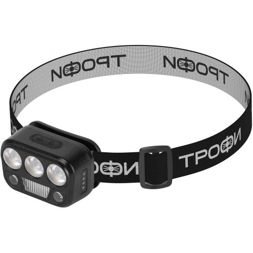 фонарь светодиодный налобный ga-105 аккумуляторный 3+3+3вт сенсорное управление 5 режимов трофи б0069572 от BTSprom.by