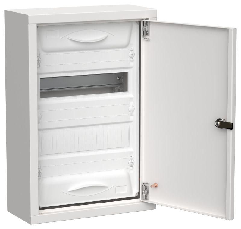 корпус щрн-24 (1х24) titan 5 460х310х140 ip31 метал. бел. iek ti5-50-n-024-31 от BTSprom.by