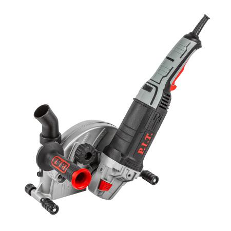 штроборез электрический 1700вт 150мм 8000об/мин 2 диска глуб. 0-35мм шир. 3-30мм p.i.t. pwc150-c от BTSprom.by