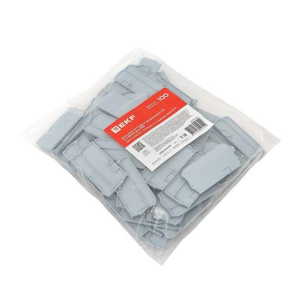  Заглушка для 2.5 Push-in 3 вывода сер. EKF EP-PIT-2.5-3 фото в каталоге от BTSprom.by