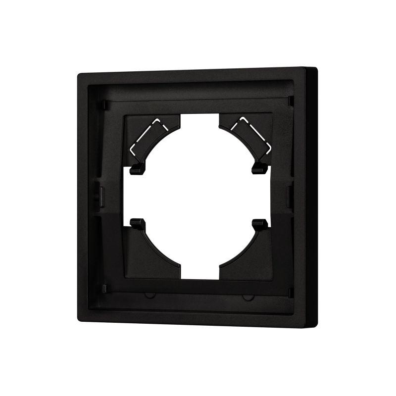 рамка 1-м frm-tendo-sfpl-1-bk пластик. черн. arlight 054642 от BTSprom.by