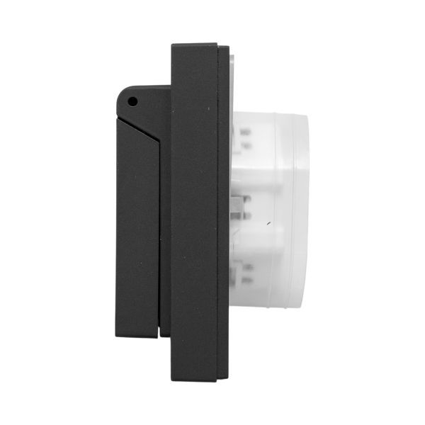  Розетка 2-м СП Эпика 16А IP44 с заземл. защ. шторки с рамкой с крышками механизм черн. EKF UP1-SOB-211-44 фото в каталоге от BTSprom.by