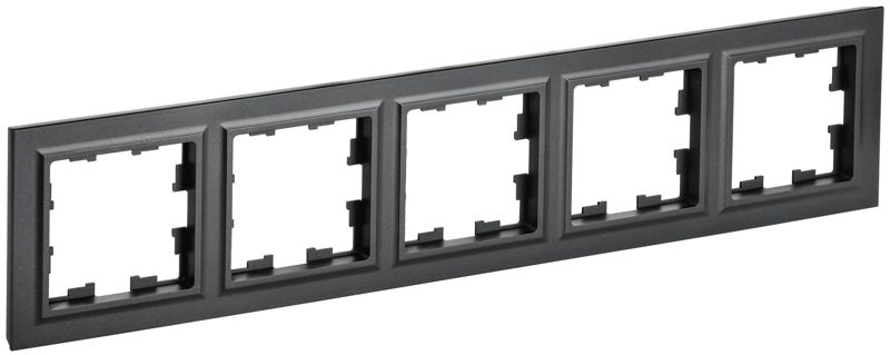 рамка 5-м brite ру-5-брч черн. iek br-m52-k02 от BTSprom.by