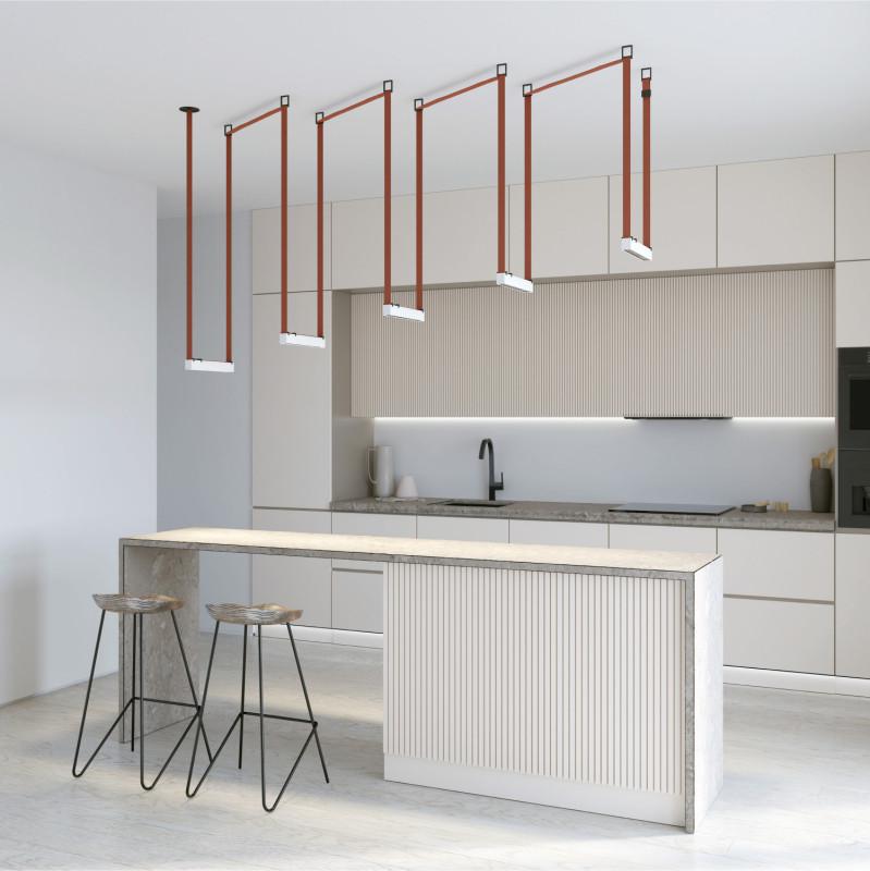  Светильник для трека-ремня Belty Grill 12Вт 4000К IP20 48В DC 323х40х45мм RA90 24град. со светодиодом алюм. бел. с черн. DENKIRS 723165 фото в каталоге от BTSprom.by