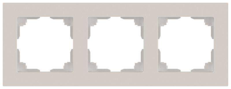 рамка 3-м сп accent 6-503-06 перламутр. intro б0063789 от BTSprom.by