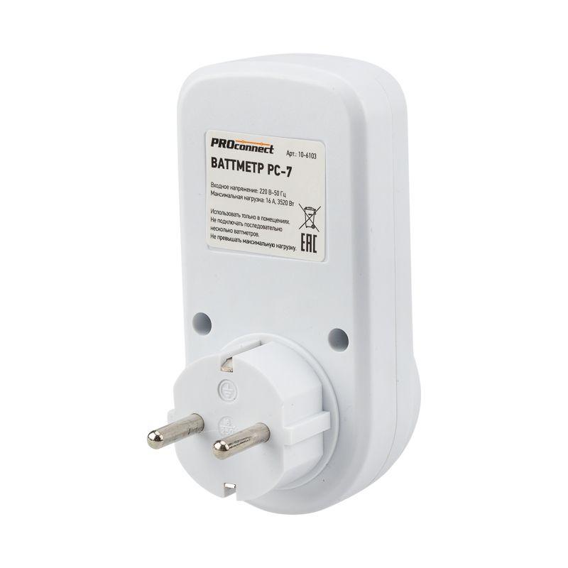  Ваттметр PC-7 PROCONNECT 10-6103 фото в каталоге от BTSprom.by