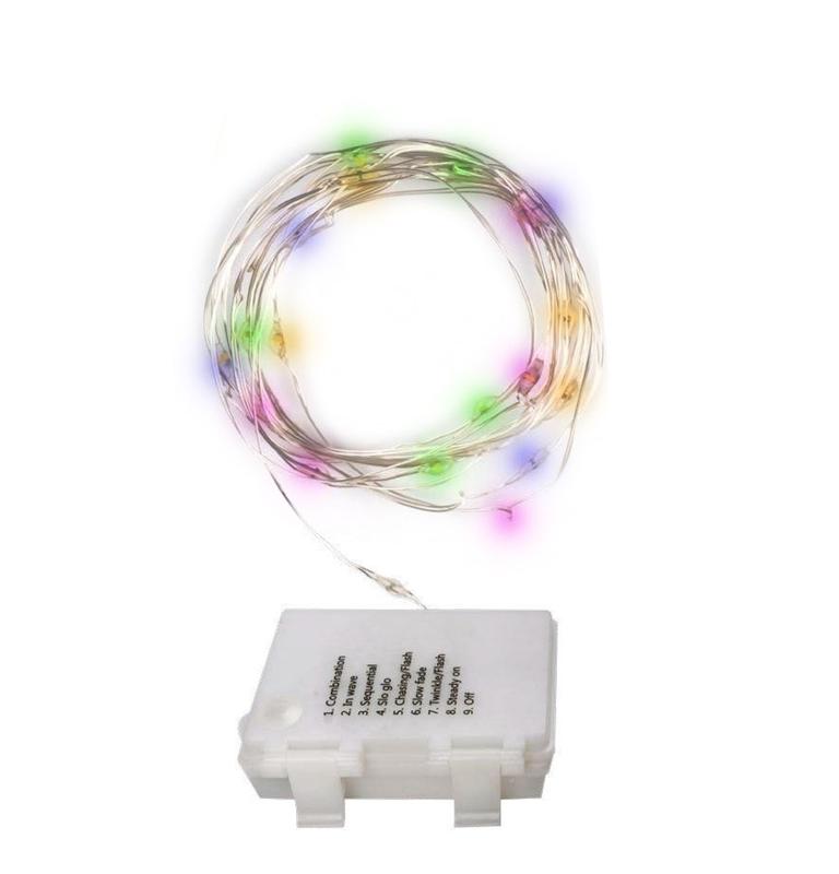 гирлянда dc-g03-50m 50microled rgb 5.1м 8реж. 3xaa (не в компл.) фаzа 5047877 от BTSprom.by